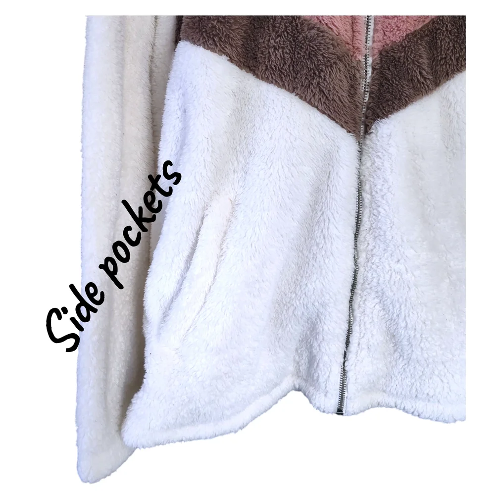 Torrid Plus Size Sherpa Zip Up Jacket Womens Size 5 - Picture 7 of 11